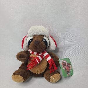 Sears Raccoon 2009 Christmas Plush Reginald